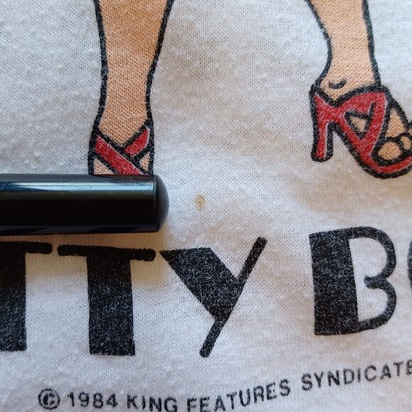 1984 Sneakers King Features Betty Boop Double-Sided White T-Shirt Adult M - Picture 11 of 13